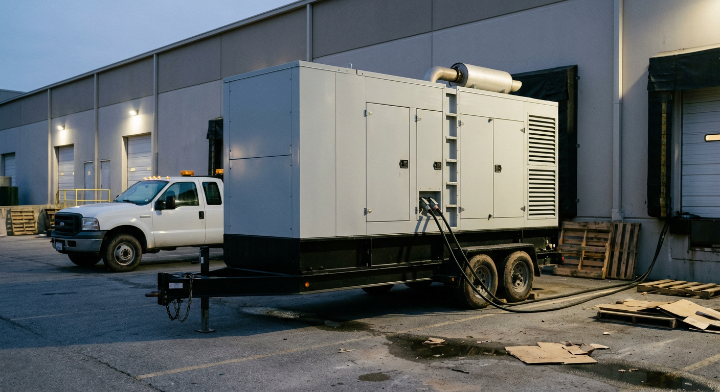 Commercial Generator Rental in 